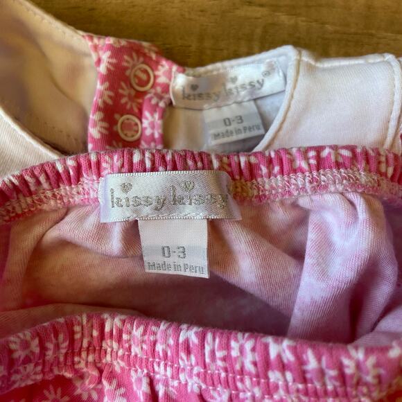 Kissy Kissy Pink Floral Dress and Bloomers - Picture 5 of 5